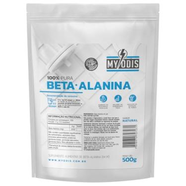 Imagem de Beta Alanina 500g - 100% Pura Importada - em Pó - Myódis