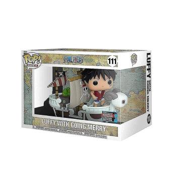Imagem de Boneco de vinil Funko POP! One Piece Rides Luffy com Going Merry