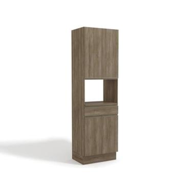 Imagem de Paneleiro De Cozinha Maxxi G751 C- 4 Portas E 1 Gaveta 70cm Nogal - Kappesberg