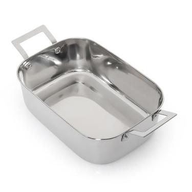 Imagem de Mini travessa aço inox com alças - 15 cm - GOURMET MIX