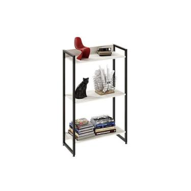 Imagem de Estante Multiuso Para Escritório Industrial 03 Prateleiras Areta 104x6