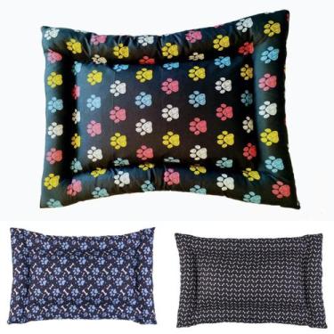 Imagem de Colchonete de Pet Caminha Para Cães Gatos Impermeável Macio 70cm x 60c