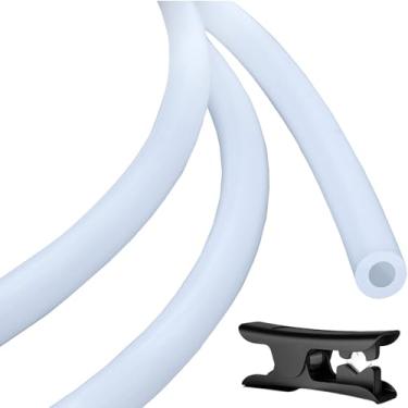 Imagem de Tubo de Teflon PTFE 3,0 M/9,84 pés - 2,5 mm ID × 4 mm OD com cortador para impressoras 3D, compatível com Bambu Lab A1/A1Mini/P1P/P1S/X1C e Creality K1/K1 Max/Ender 3V3 Acessórios de impressão 3D