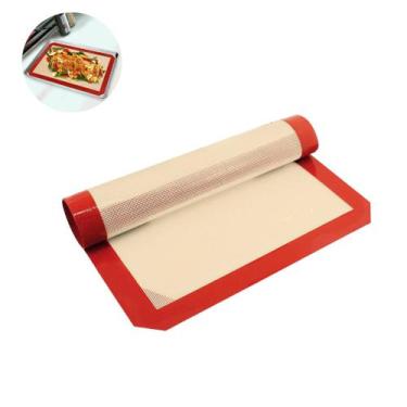 Imagem de Kit 3 Unidades Tapetes Silicone Fibra De Vidro Antiaderente Culinário 