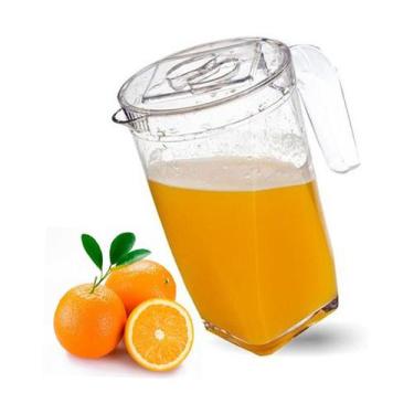 Imagem de Jarra de Suco 2 Litros Acrilico Cristal Para Água Refresco Transparent