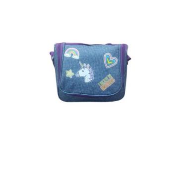 Imagem de Merendeira Escolar Infantil Térmica De Unicornio CG9154 Roxa - CLIO ST