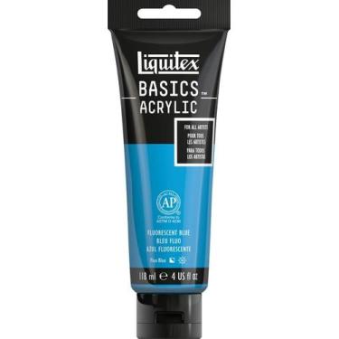 Imagem de Tinta Acrílica Basics 118ml 984 Fluorescent Blue Liquitex