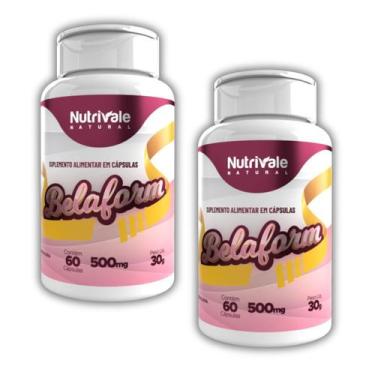 Imagem de Kit 2x Belaform Cafeína, L-carnitina e Cromo 60 Cápsulas - Nutrivale, 