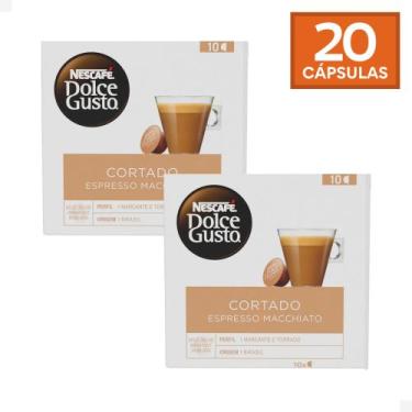 Imagem de Combo 20 Cápsulas Cortado Espresso Macchiato Dolce Gusto