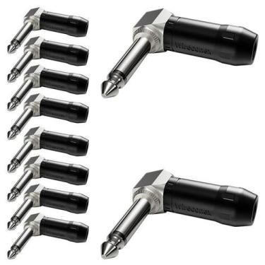 Imagem de Wc 1162 Conector Ts Cachimbo Linha Metal Preto Wireconex 10 Unidades