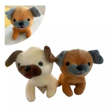 Imagem de Cachorrinho de Pelúcia 17cm com Ventosa - Diversão Segura para Bebês -