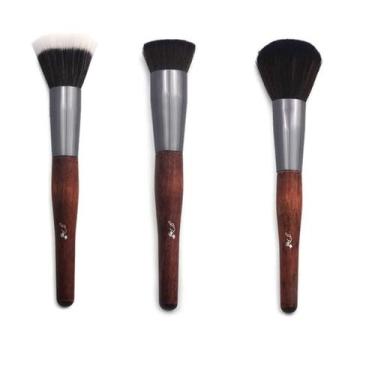Imagem de Kit c/3 Pincéis para Rosto J.Pan