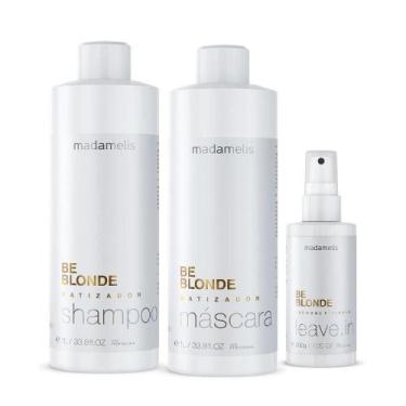 Imagem de Kit be blonde duo 1l e leave-in 200g - MADAMELIS