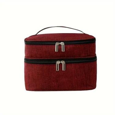 Imagem de Necessaire Viagem Bolsa Dupla Organizador Vinho - shop mix