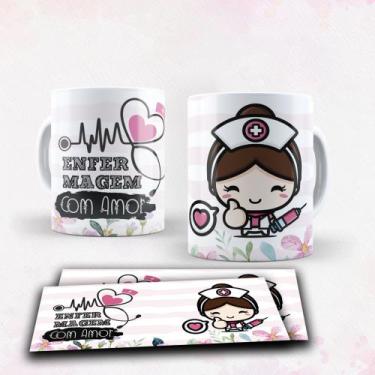 Imagem de Caneca profissões: Enfermagem - LiveSub