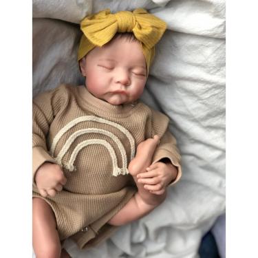 Imagem de Reborn Doll Pinky Reborn 19 Menina recém-nascida adormecida