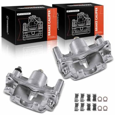 Imagem de A-Premium Conjunto de pinça de freio a disco com suporte compatível com modelos Lexus selecionados - RX300 1999 2000 2001 2002 2003, V6 3.0L - lado traseiro do motorista e do passageiro, conjunto de 2