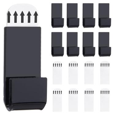 Imagem de PH PandaHall 36 peças de disco de vinil para montagem na parede, prateleira de vinil autoadesiva, acrílica, sem broca, suporte de prateleira de armazenamento para capas de álbum de CDs, exibição de