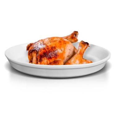 Imagem de Assadeira Oval Branca Travessa Cerâmica - Dolce Home