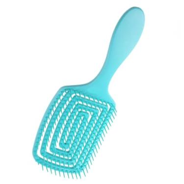 Imagem de 1pc escova de cabelo desembaraçante escova couro cabeludo massagem pente de cabelo feminino desembaraçador escova de cabelo para estilo cacheado cabeleireiro salão de beleza ferramenta de cuidados (03