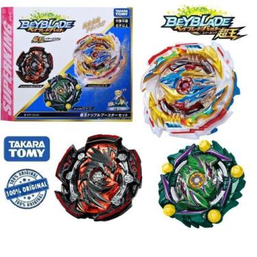 Imagem de Beyblade BURST B-171 Triple Booster Set Ft. Tempest Dragon / Version J