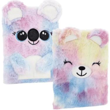 Imagem de Caderno Escolar 80 Folhas Pelúcia Coala TieDye Polibrinq