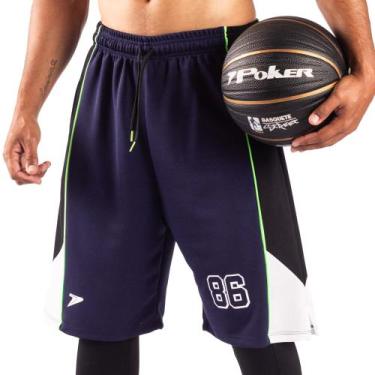 Imagem de Bermuda de Basquete Feed 03989 - Poker, Mr, Pt, Br, Vdc, P