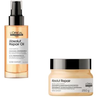 Imagem de Máscara 250Ml E Óleo 90Ml Loreal Absolut Repair