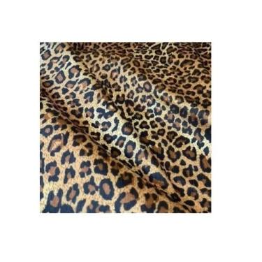 Imagem de Tecido Velboa Pelúcia Estampado Onça Pêlo Baixo 3,5x1,50mts - Imports