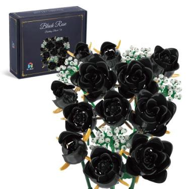 Imagem de Conjunto de blocos de construção HI-REEKE Flowers Rose Bouquet 660 uni