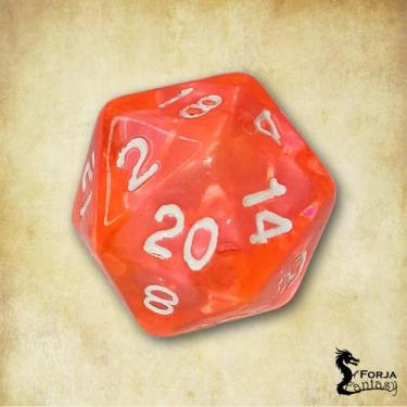 Imagem de Dado D20  RPG 20 faces dice Dnd  - T&G, Laranja