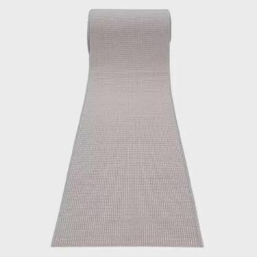 Imagem de Passadeira Trilho 2,5M Sisal Sem Pelo Liso Buzios Cinza 250C - Tapete 