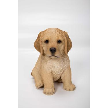 Imagem de Hi-Line Gift Ltd Estátua de Filhote Amarelo Golden Retriever