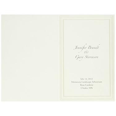 Imagem de Great Papers! Boletim marfim com borda em relevo de pérola tripla, 14 x 21,5 cm, 50 unidades (20104063)