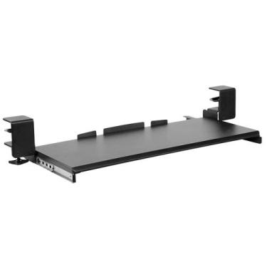 Imagem de Bandeja de teclado Mount-It! Braçadeira ergonômica com 68,58 cm de lar