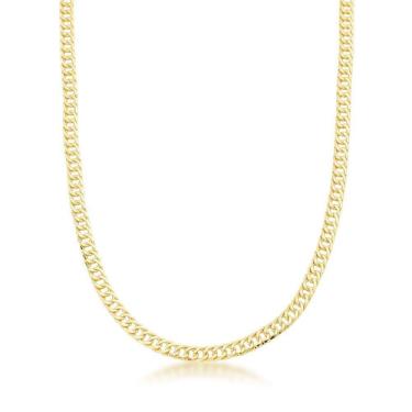 Imagem de Colar Choker Grumet 3,9mm Banhada A Ouro 18k