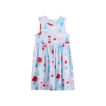 Imagem de GAP Vestido de malha de manga curta para bebês meninas, Sorvete, 6-12 Meses