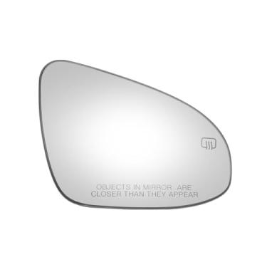 Imagem de Motoforti Substituição de vidro do espelho lateral do passageiro com lente transparente para Toyota Corolla 2014-2019, vidro retrovisor direito para Toyota Corolla com aquecimento elétrico substitui