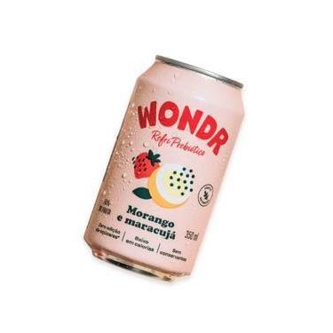 Imagem de Refrigerante wondr morango e maracuja 350 ml - HASHI