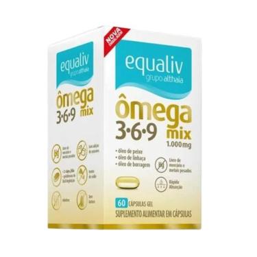 Imagem de Ômega Mix 3.6.9 1000mg 60 Cáps - Equaliv