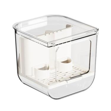 Imagem de Fenteer Alimentador Automático para Pássaros, Armazenamento, Gaiola para Animais de Estimação, Alimentador para Pássaros Pequenos, Canário, Tentilhão