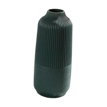 Imagem de Generic Vaso de flores, arranjo floral, buquê, decoração, organizador de vasos de flores, plantador para lareira, estante, mesa, peça central, casa, S Green