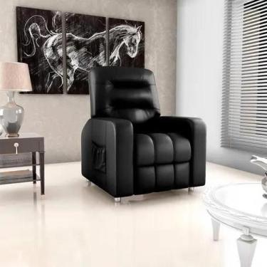 Imagem de Poltrona Matrix Reclinável Azera - Preto