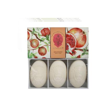 Imagem de Kit La Florentina Melograno Sabonete Em Barra 3X150g