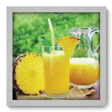 Imagem de Quadro Decorativo - Abacaxi - 33cm x 33cm - 224qdcb - Allodi
