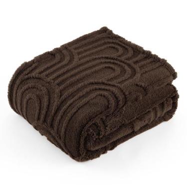 Imagem de Chocolate de fondue Throw Bedsure Flannel Fleece 130 x 150 cm