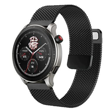 Imagem de Pulseira Milanese Dupla Marca 123Smart Compatível com GTR4 GTR 4 A2166 / GTR3 A1971 / GTR 3 Pro A2040 / GTR 2 A1952 / GTR 2e A2023 / Stratos 2 / Stratos 3