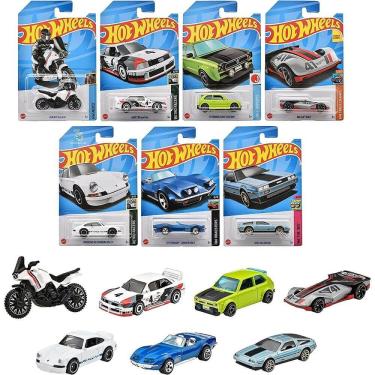 Imagem de Carros de brinquedo Mattel Hot Wheels Worldwide Collection em escala 1:64