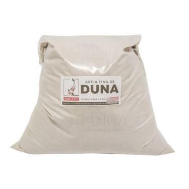 Imagem de Areia de Duna Branca Super Fina 10kg - Fdma Aquários E Lagos