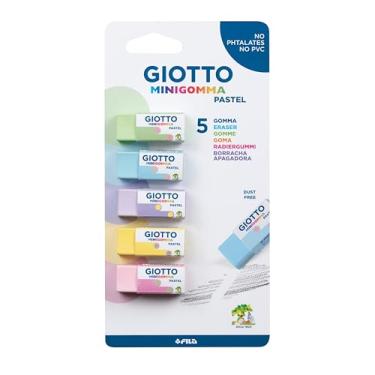 Imagem de GIOTTO Mini Borrachas Pastel Blister com 5 Unidades